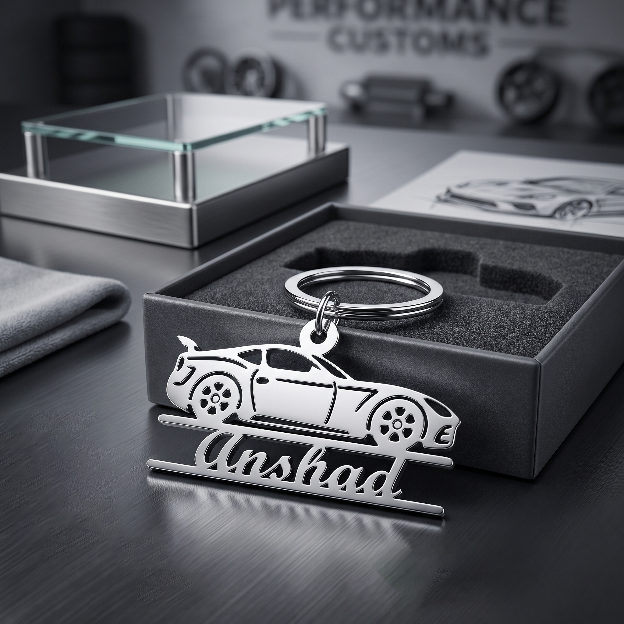 Customized Keychain SS Electroplated thumbnail 3