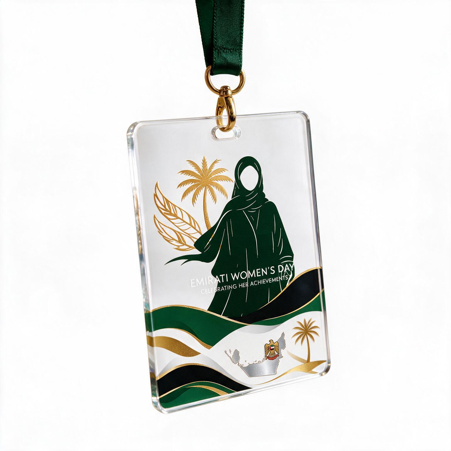 EMIRATI WOMEN'S DAY ACRYLIC KEYCHAINS thumbnail 2