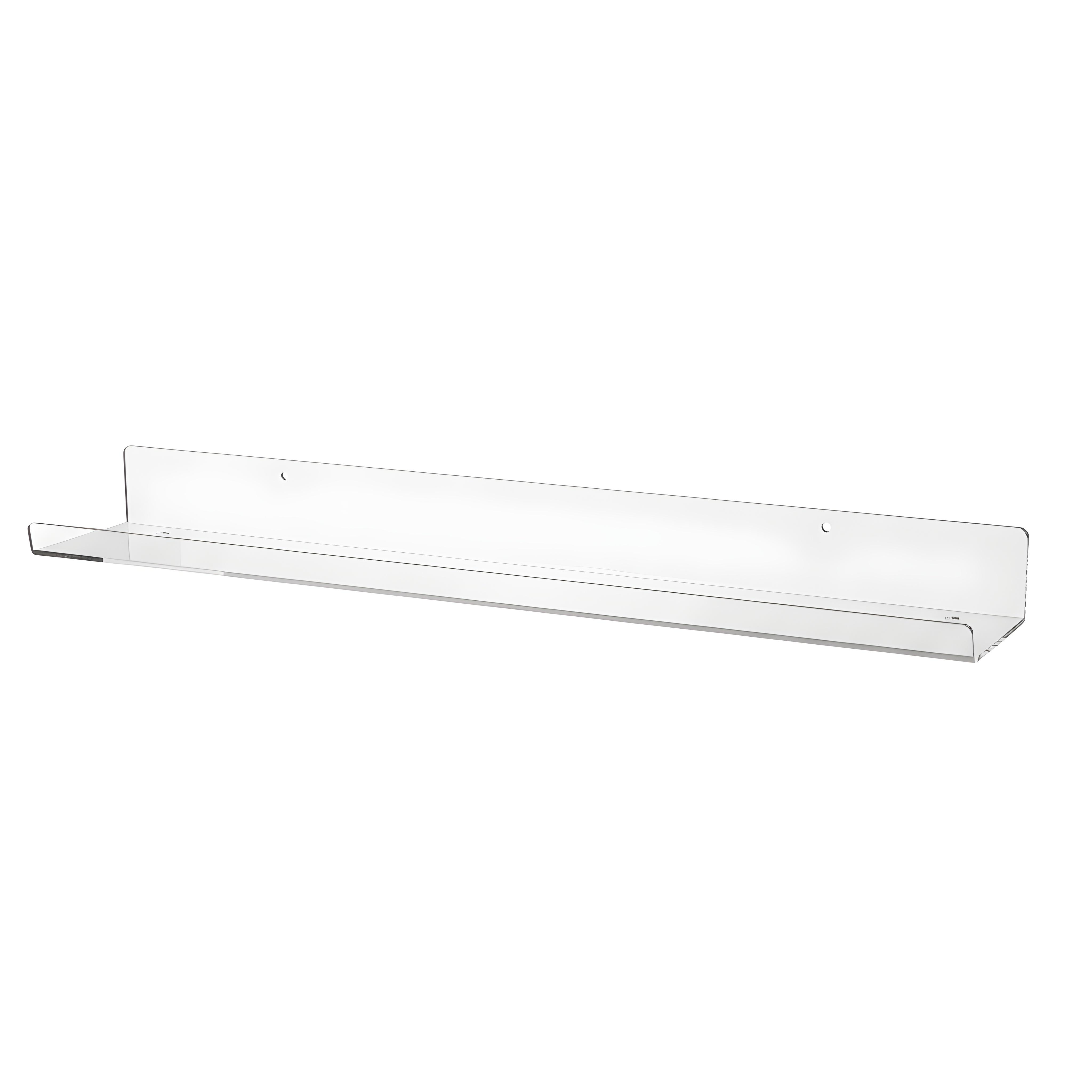 acrylic display shelf 60 cm x 10 cm