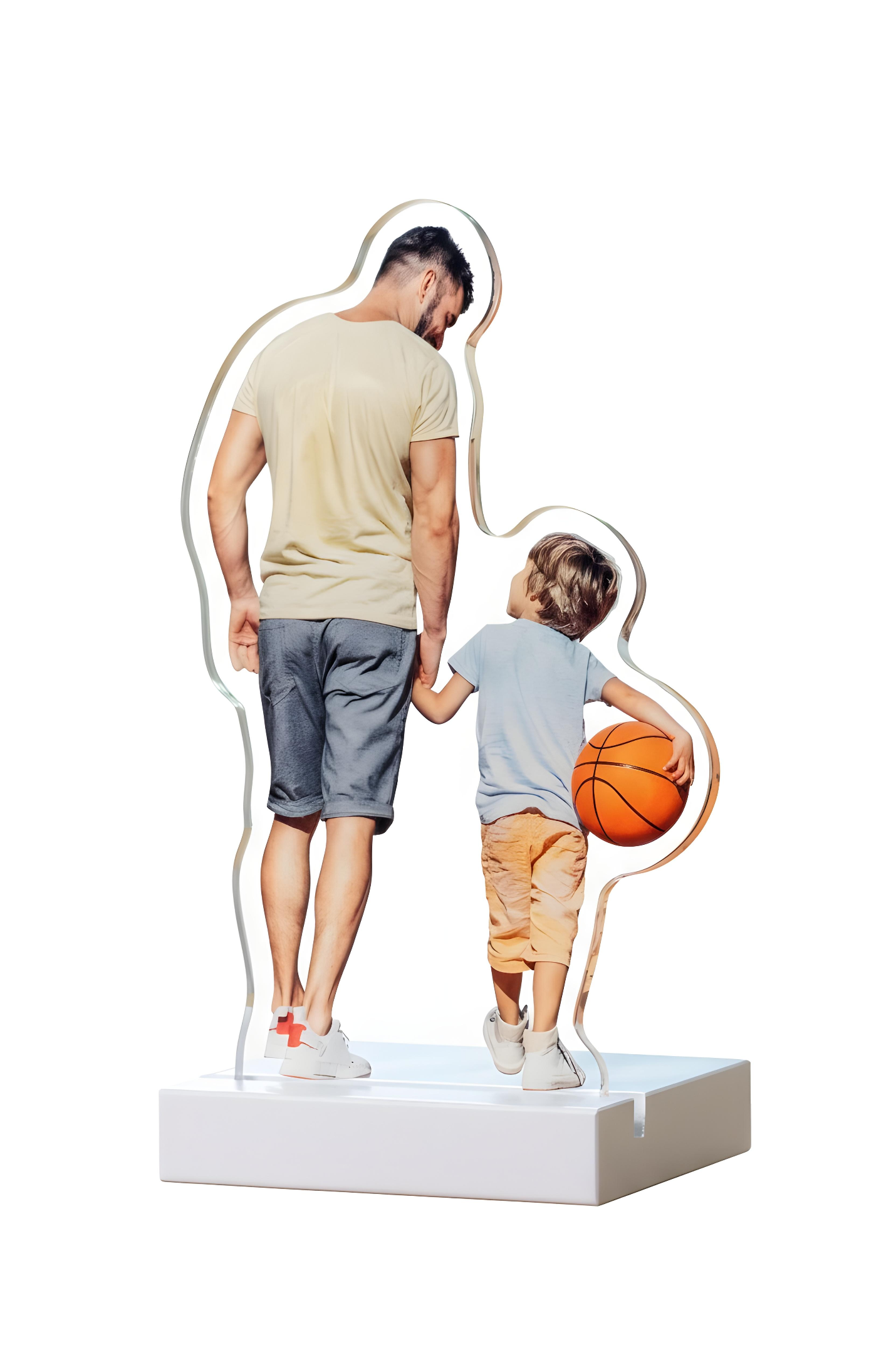 Customized Acrylic Photo Stand – Personalized Cut-Out Picture Display