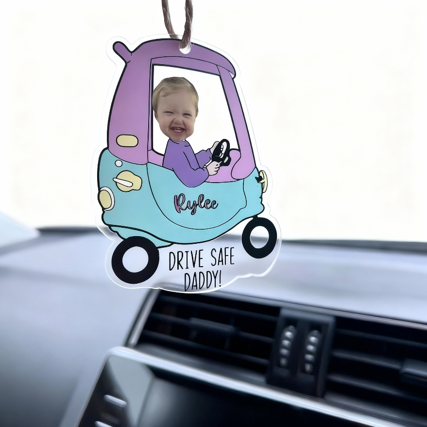 Rylee’s Drive Safe Daddy Car Charm thumbnail 2