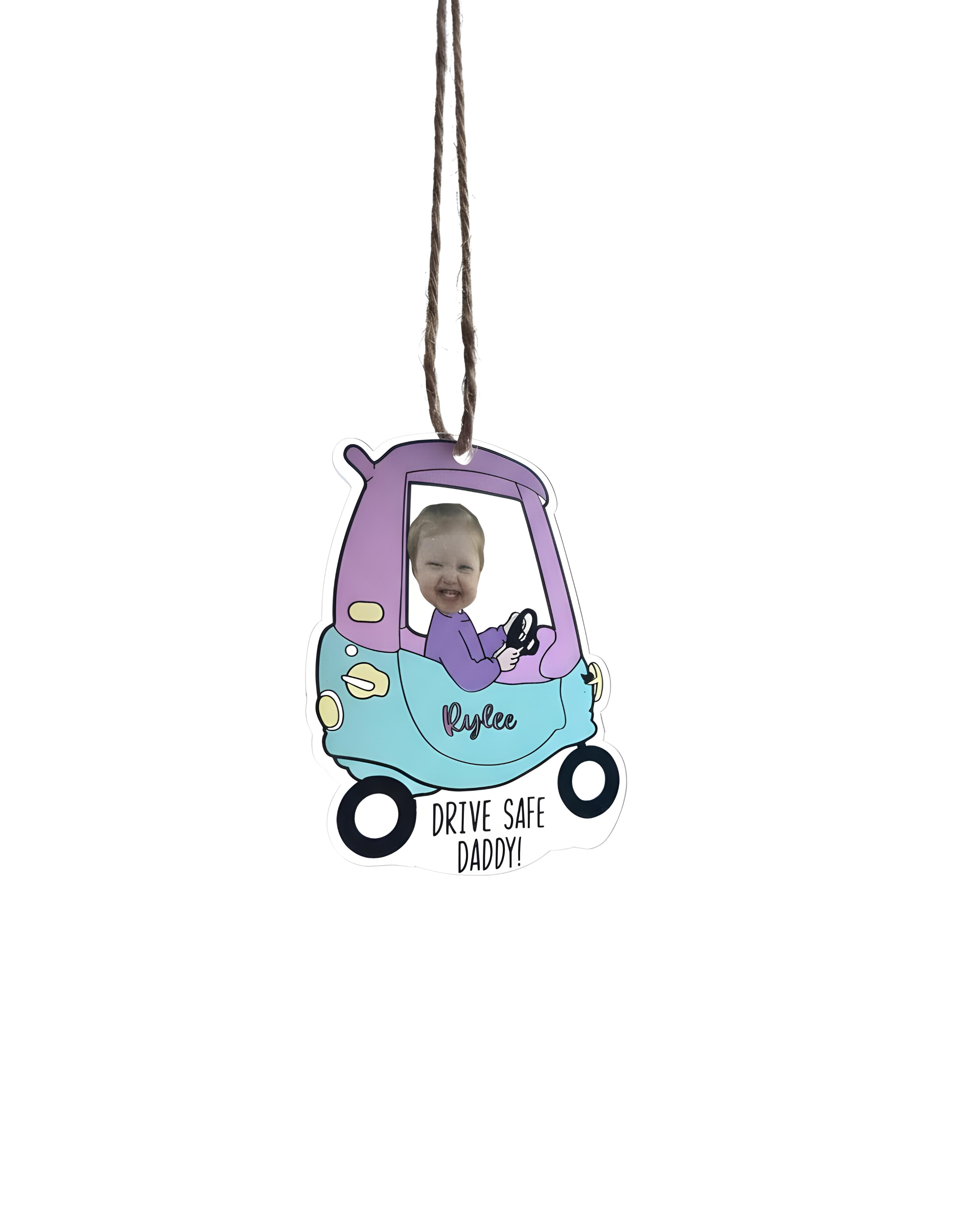 Rylee’s Drive Safe Daddy Car Charm - View 1