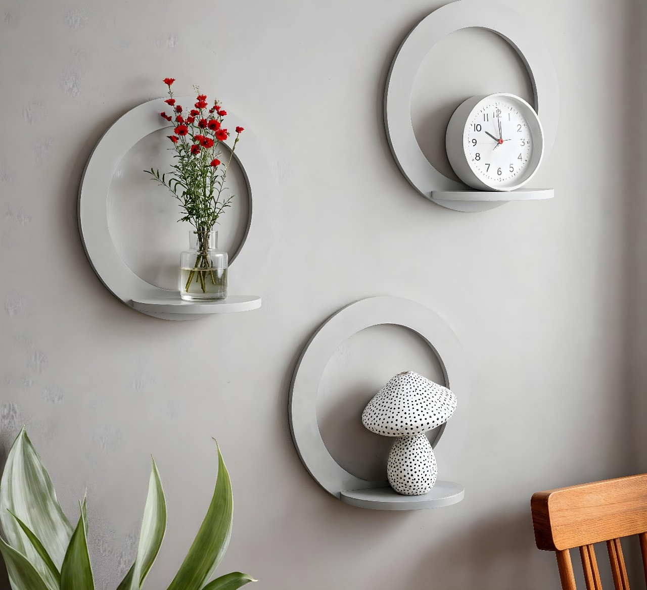 Circular Wall Shelves