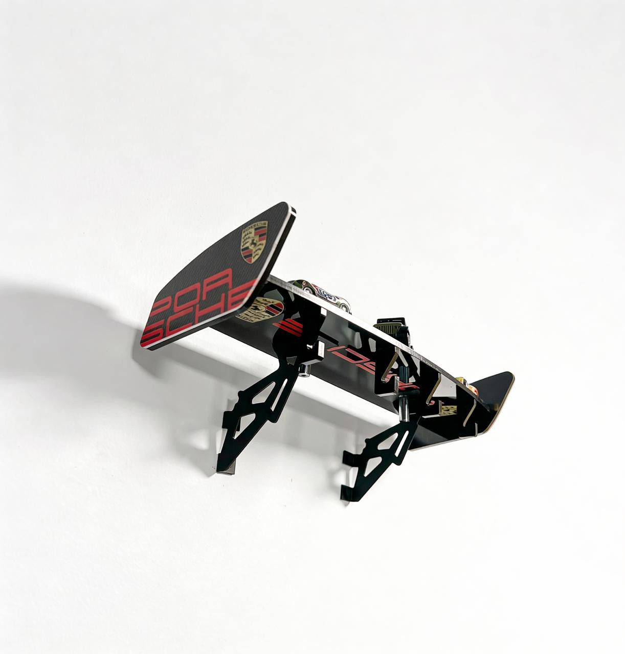 Porsche-Inspired Wall Mounted Key Stand | Racing Spoiler Design Key Holder - View 1