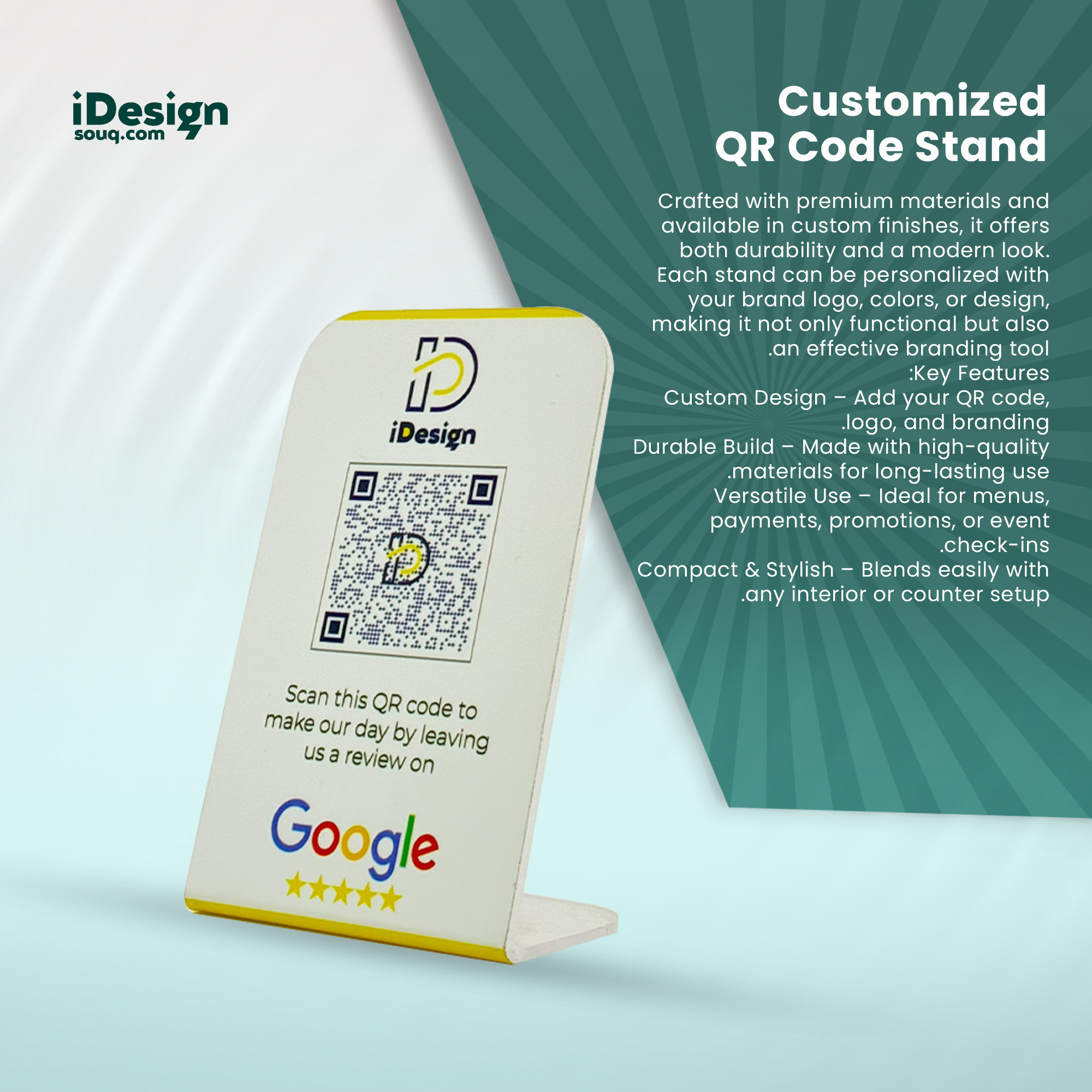 Customized QR Code Stand thumbnail 3