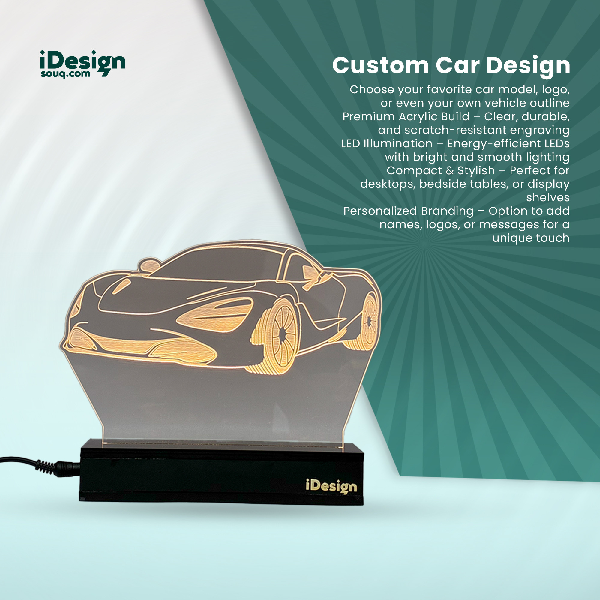 Customized Car Design LED Stand thumbnail 3
