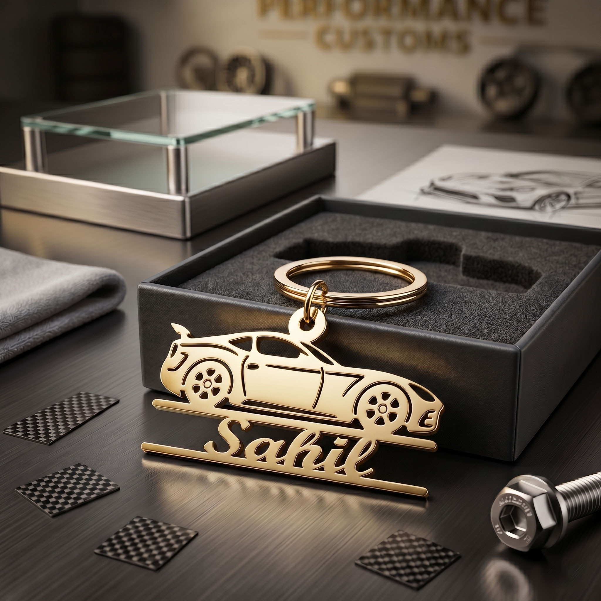 Customized Keychain SS Electroplated thumbnail 4